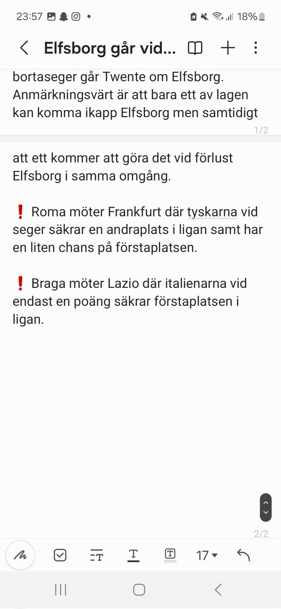 Har listat ut vad som krävs vid förlust mot Tottenham för att Elfsborg ska gå vidare