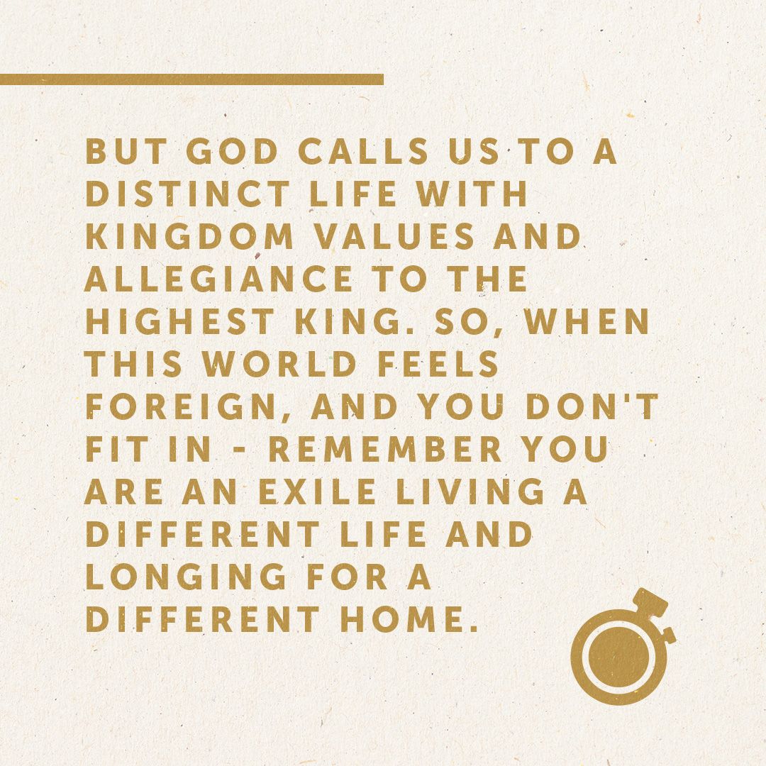 Take one minute to get back to the Bible with us!
1 Peter 1:1 says, “To those who are elect exiles of the Dispersion in Pontus, Galatia, Cappadocia, Asia, and Bithynia.” (ESV)