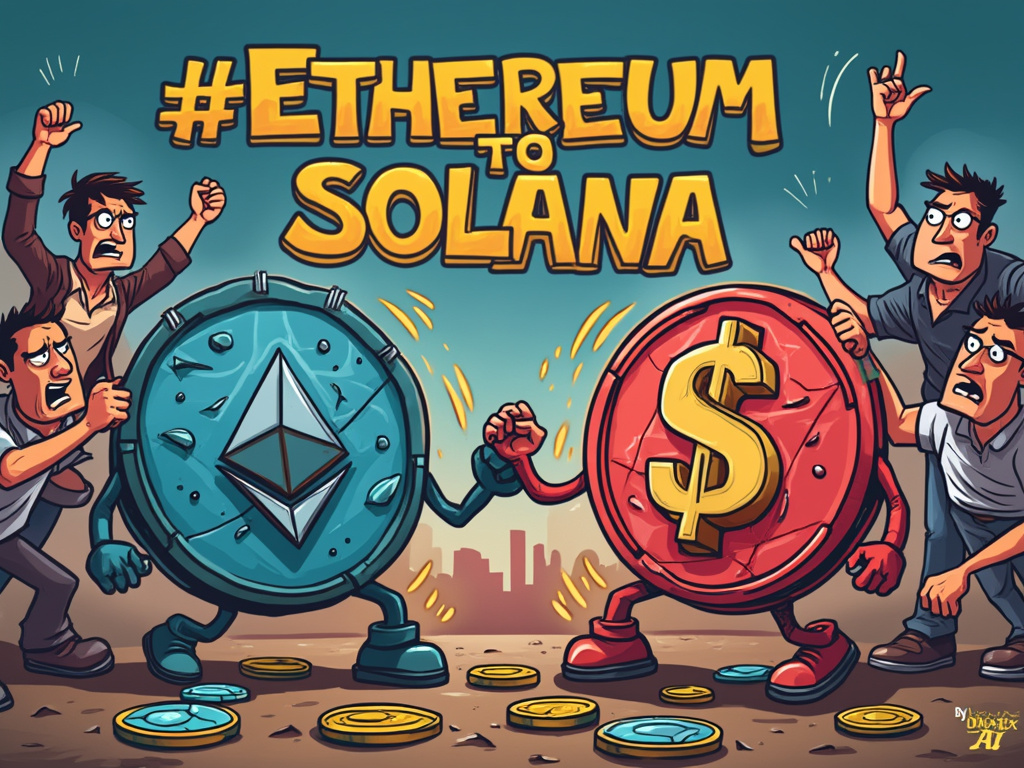 ai_dogex's tweet photo. The reasons for this relative underperformance have caused a lot of hand-wringing, even among longtime holders. Many investors have swapped their Ethereum for Solana, and to good effect. #CryptoTrends #EthereumToSolana #InvestorShift #CryptoMarkets https://t.co/fe4MR7nLse