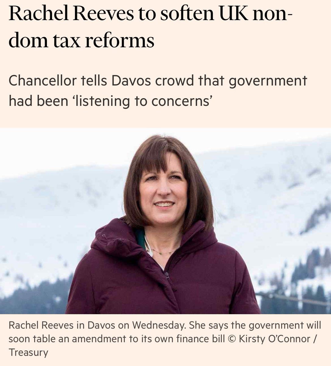 Remember how Labour’s non-dom tax was going to pay for everything? Every spending commitment was being paid by this tax! 

Well, now it’s not happening…