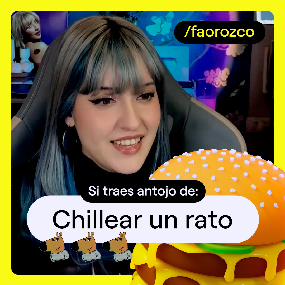 ¿Hambre de contenido? 🍔🎮 No te preocupes, Twitch tiene de TODO para tu antojo de hoy.