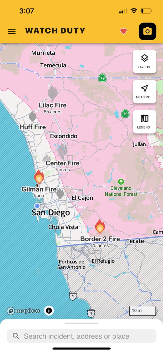 _liveinbliss's tweet photo. These fires are getting way too close to home 💔 Please pray for San Diego &amp; all of Southern California. https://t.co/LeYtkTKosz