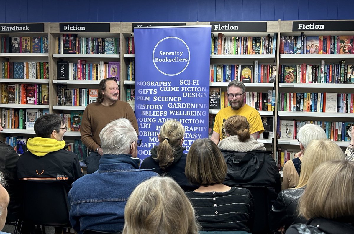 A fantastic event with <a href="/robparkerauthor/">Rob Parker</a> tonight for the launch of his new novel THE TROUBLED DEEP. I met Rob at a Blackwell’s event back in 2019 and have had the pleasure of knowing and working with him ever since. Cont…