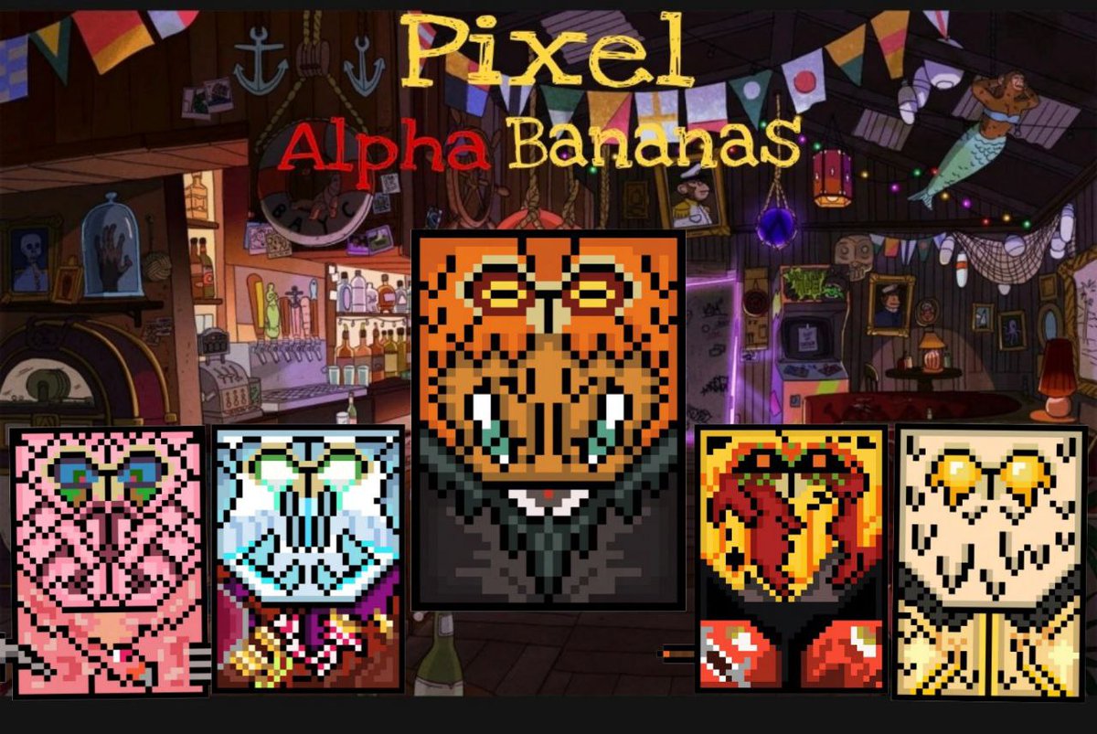 Pixel Alpha Bananas tweet media