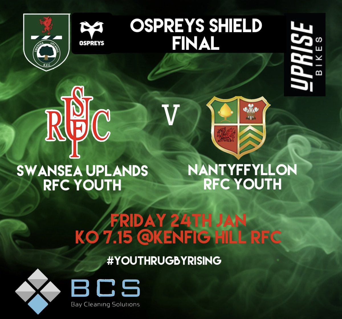 Swansea Uplands Youth 2024/25 (@uplandsyth24_25) on Twitter photo Finals night🟢⚪️We try again- this fixture seems to be attracting the storms.
KO 7.15 <a href="/Kenfig/">Anthony Maund</a> Hill RFC
All support welcome £3 entry u16 Free
<a href="/ospreys/">Ospreys</a> <a href="/CommunityOsprey/">Ospreys in the Community</a>
<a href="/Geth_prop/">Gethin Robinson</a>
<a href="/UplandsRFC/">Swansea Uplands RFC</a>
<a href="/CrawshaysRugby/">Crawshay’s Rugby Club</a>
<a href="/elonmusk/">Elon Musk</a> Finals night🟢⚪️We try again- this fixture seems to be attracting the storms.
KO 7.15 <a href="/Kenfig/">Anthony Maund</a> Hill RFC
All support welcome £3 entry u16 Free
<a href="/ospreys/">Ospreys</a> <a href="/CommunityOsprey/">Ospreys in the Community</a>
<a href="/Geth_prop/">Gethin Robinson</a>
<a href="/UplandsRFC/">Swansea Uplands RFC</a>
<a href="/CrawshaysRugby/">Crawshay’s Rugby Club</a>
<a href="/elonmusk/">Elon Musk</a>