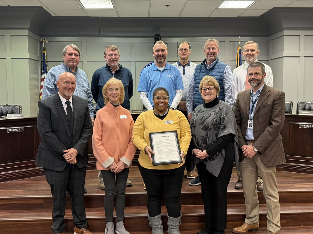 Tonight, we, Scott County Fiscal Court recognized Scott County Board members and proclaimed January, School Board Recognition month in Scott County. We appreciate their leadership and teamwork as partners in the community.