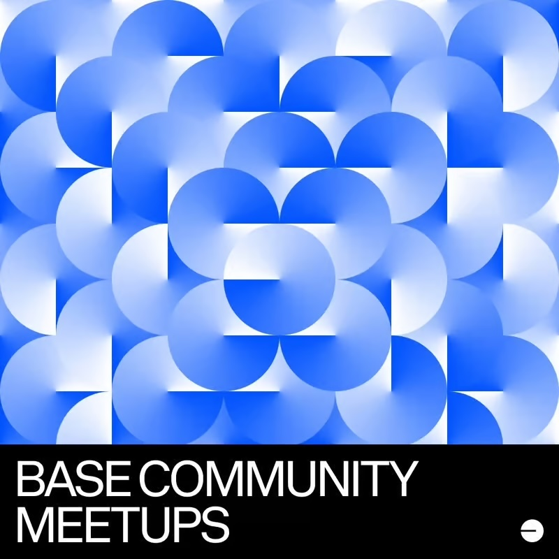 base's tweet photo. Based community meetups are happening all over the world:

Kampala 1/25/25
https://t.co/qh31Nrmfcz

Los Angeles 1/25/25
https://t.co/27CCuMM75E

Cape Town 1/25/25
https://t.co/WDIJjpUBY2

Turkiye 2/3/25
https://t.co/A8Za8xvVaB

Seoul 2/12/25
https://t.co/cBnh3yHoln

Taipei City 2/22/25
https://t.co/sqqOWCLcOT

AI Buildathons
London 2/1/25 
https://t.co/Sy2cvIokHf

Bangalore 2/1/25 
https://t.co/br9aYWymdC

San Fransisco 2/1/25
https://t.co/Dcoq9E8Ws4