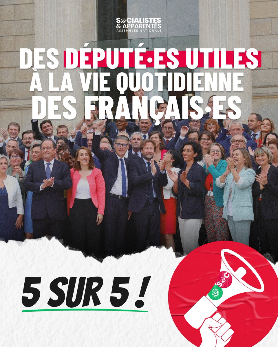 ✅ 5 sur 5 !

Nous avons arraché 5 victoires pour améliorer la vie quotidienne des Français·es, le combat continue !

#LoisSOC