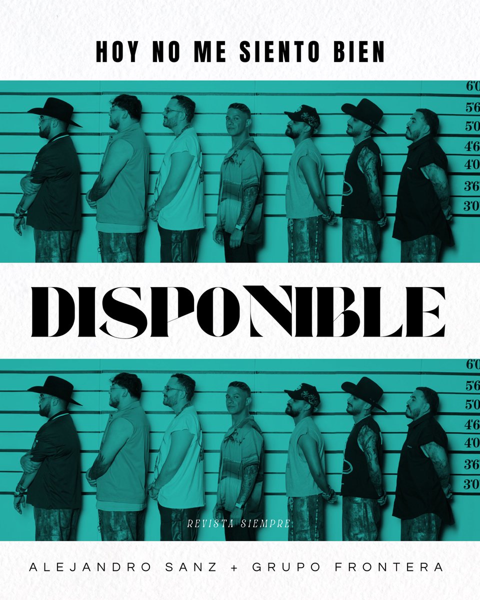 RevistaSiempre_'s tweet image. #HoyNoMeSientoBien ❤️‍🔥

@AlejandroSanz 
#GrupoFrontera