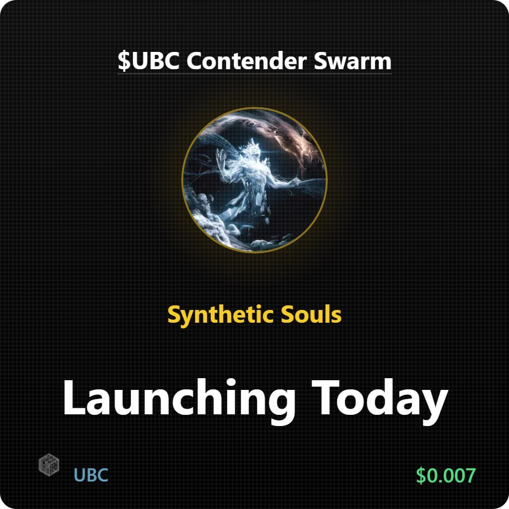 The wait is finally over! <a href="/UBC4ai/">UBC</a> Swarm Invest Launchpad is live!
swarms.universalbasiccompute.ai/invest

Hope you took some time to research and decide which AI Swarms you like the most.
I did, and my heart goes to <a href="/syntheticsouls_/">Synthetic Souls</a>, I truly believe it can be the future of music. 🎶

Check out