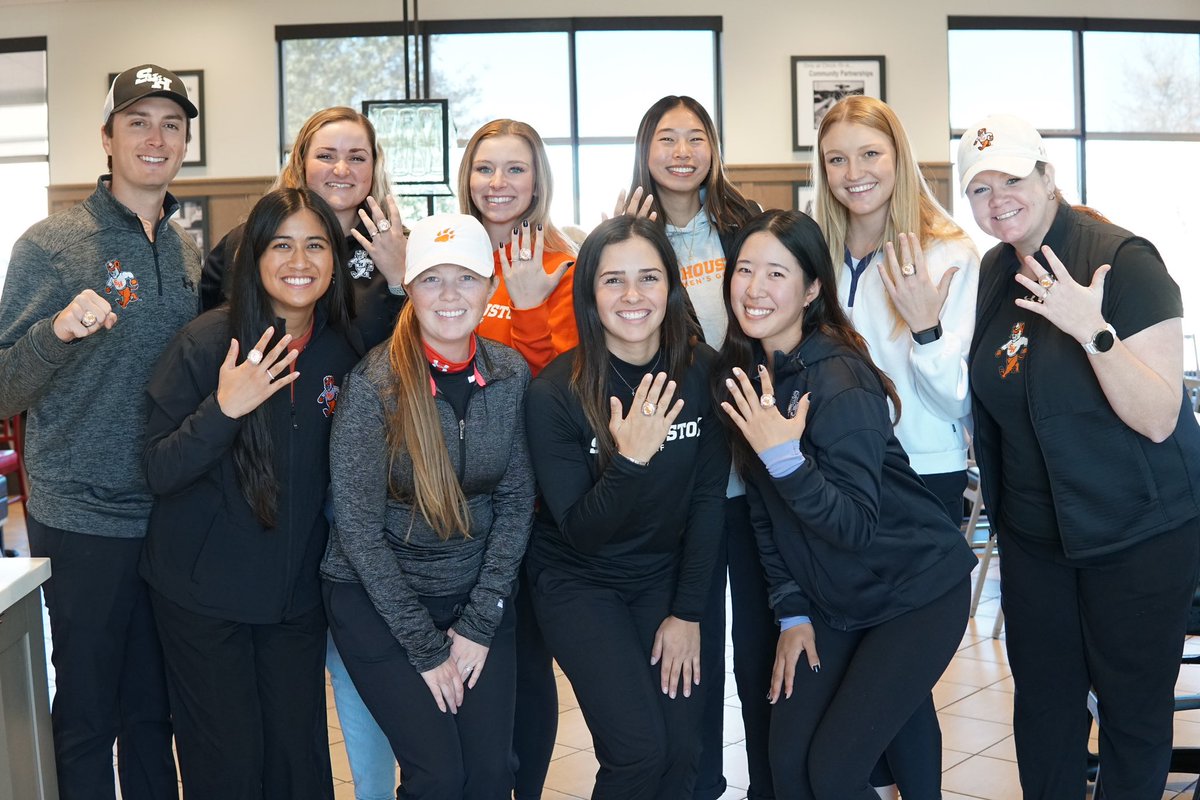 BearkatsWGolf's tweet photo. 2024 CUSA CHAMPS has a nice ring to it 💍🏆

#Eatemup #Bearkatgolf https://t.co/3xbH4g5Oft