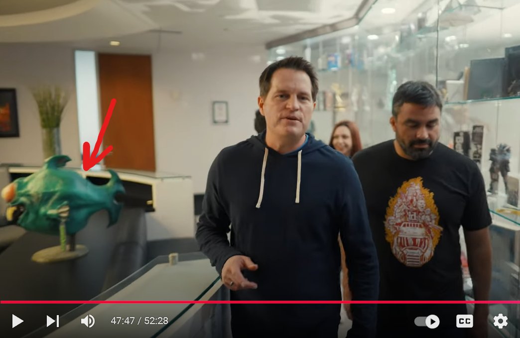GameQraft's tweet image. My Dopefish made an appearance in the Xbox Developer Direct 😂😂
