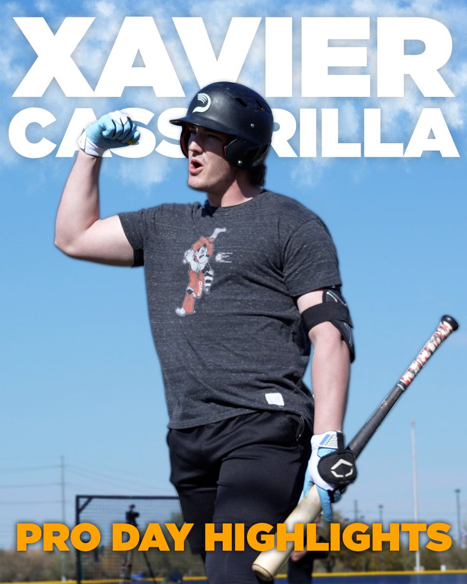 <a href="/XCasserilla/">Xavier Casserilla</a> mashes at Pro Day 💣 swings in the thread below!

5 for 9 on barrels for the day including a TOWERING home run to CF. The 21 year-old was previously in the Astros organization and is a FA looking for affiliated opportunities.