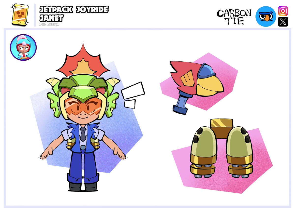 Carbon_Tie's tweet image. Jetpack Joyride Janet! 🔥

Brawl Stars X Mobile Game Classics! ⭐️
#BrawlStars
