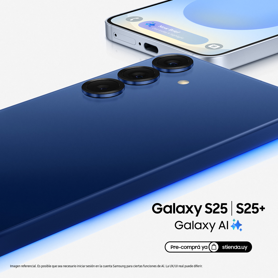 🚀 ¡El futuro está aquí! 🚀

🌟 El #GalaxyS25 ha llegado para transformar tu experiencia. Nuevo diseño y rendimiento sin igual. 
¿Estás listo para cambiar tus días?

🔒 Pre-comprá ahora y obtené beneficios increíbles.

#GalaxyUnpacked#S25Latin