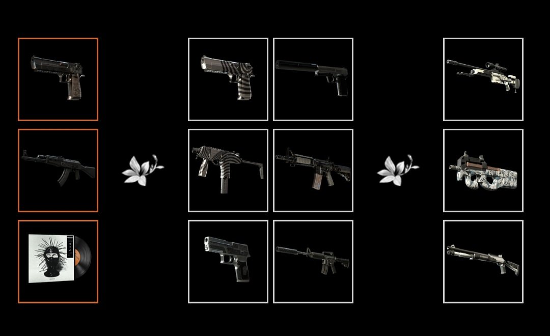 exolationxo's tweet photo. @TheSnipingSnake Friend borrowed some skins, but it's like this atm. https://t.co/siwwcbgJkP