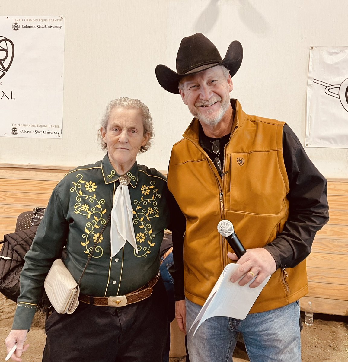 Mark Johnson (@mjbuffsvoice) on Twitter photo Always a fun event announcing the Exceptional Rodeo at <a href="/CSUSpur/">CSU Spur</a> during the <a href="/NationalWestern/">National Western</a>! And, always an honor to see the incredible <a href="/DrTempleGrandin/">Dr. Temple Grandin</a> 🤠🐴🐂❤️🙏 Always a fun event announcing the Exceptional Rodeo at <a href="/CSUSpur/">CSU Spur</a> during the <a href="/NationalWestern/">National Western</a>! And, always an honor to see the incredible <a href="/DrTempleGrandin/">Dr. Temple Grandin</a> 🤠🐴🐂❤️🙏
