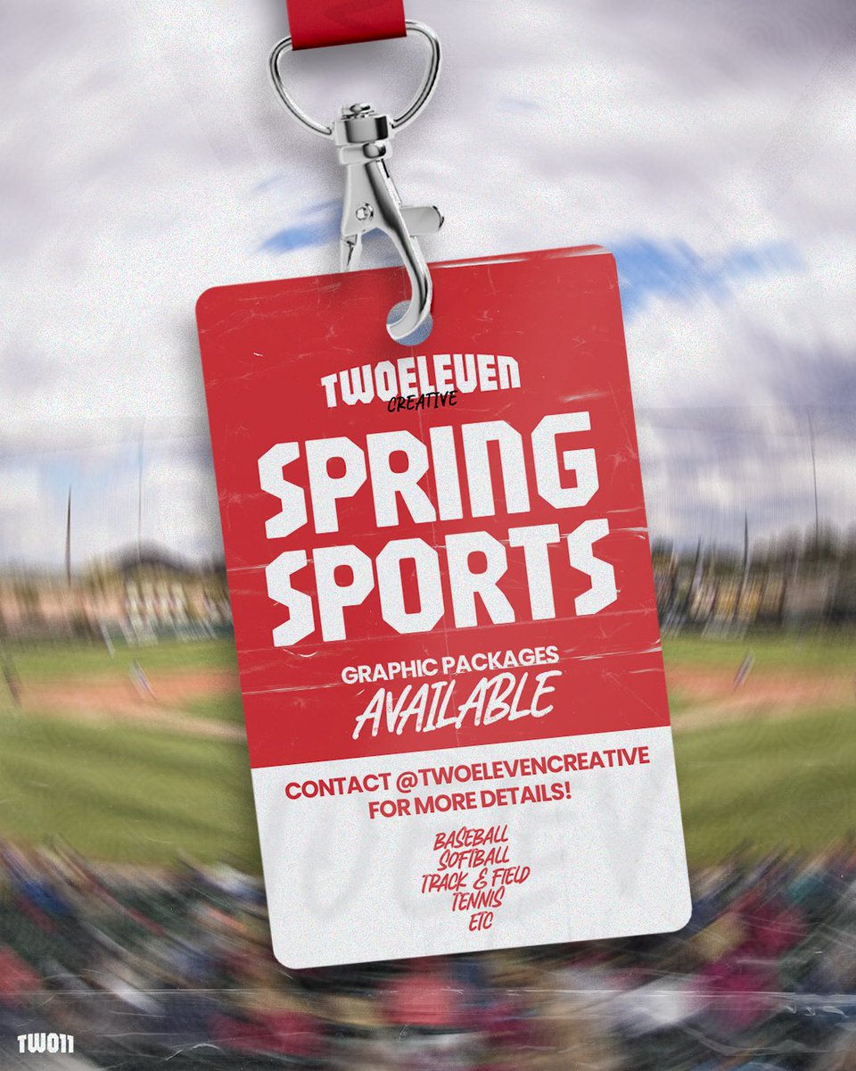 𝐒𝐩𝐫𝐢𝐧𝐠 𝐒𝐩𝐨𝐫𝐭𝐬 - 𝐆𝐞𝐭 @ 𝐔𝐬!

Interested in learning more regarding graphics packages for your upcoming season, DM us to learn more!