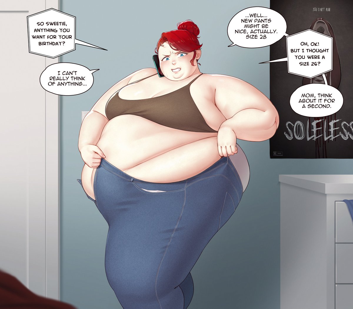 Better_w_salt's tweet photo. Her age isn’t the only number going up...

It’s Nat’s birthday! 🥳🎉🎉

Hope you all enjoy this drawing of her struggles! https://t.co/BoK8leu4qd