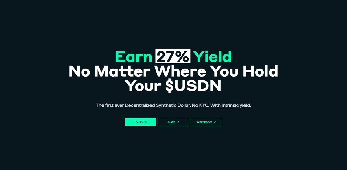 SMARDEX.io allows you to mint $USDN and get 27% yield directly in your wallet, no KYC, no lock.