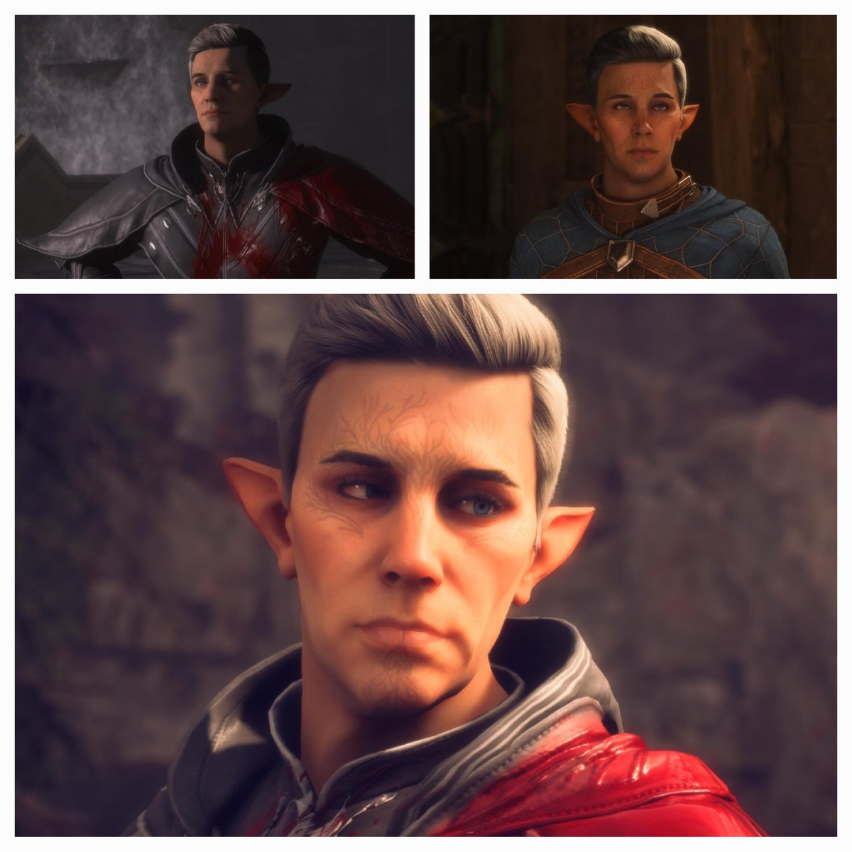 trysma's tweet photo. @outstarwalker Here is my Rook! A sassy elf Rogue that would 100% die for his fellow Grey Wardens and his team. https://t.co/QRhh6wgtlL