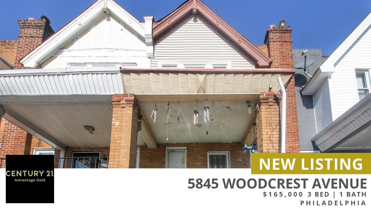 RealtorYoak's tweet photo. 📍 New Listing 📍 Take a look at this fantastic new property that just hit the market located at 5845 Woodcrest Avenue in Philadelphia. Reach out here or at (267) 303-7380 for more information!

Listed by Aaron Gray Sr.  a.k.a. The... https://t.co/ArS1OTBPKc https://t.co/VUXsnv9jh4
