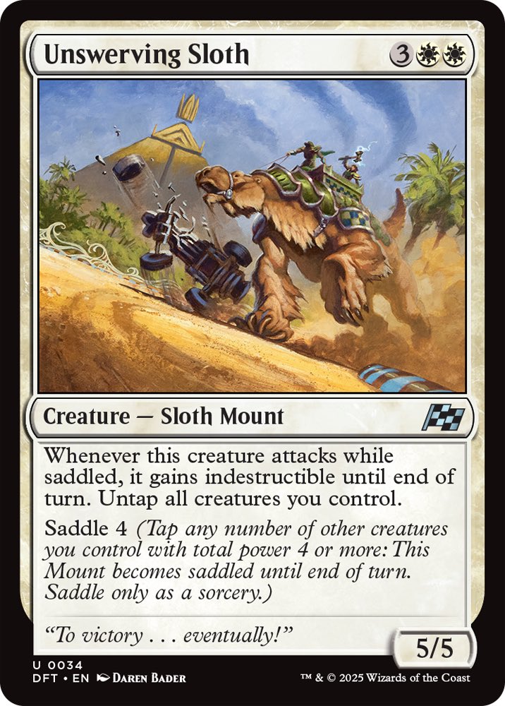 larryfraziermay's tweet photo. Hey everyone check out these new preview cards from Aetherdrift! Ngl that sloth looks kind amazing what you think? I know I’m picking up some of the set when it comes out.

#MTGAetherdrift #mtgambassador 

https://t.co/9Gm84W54Oh https://t.co/7816Hj5bJy