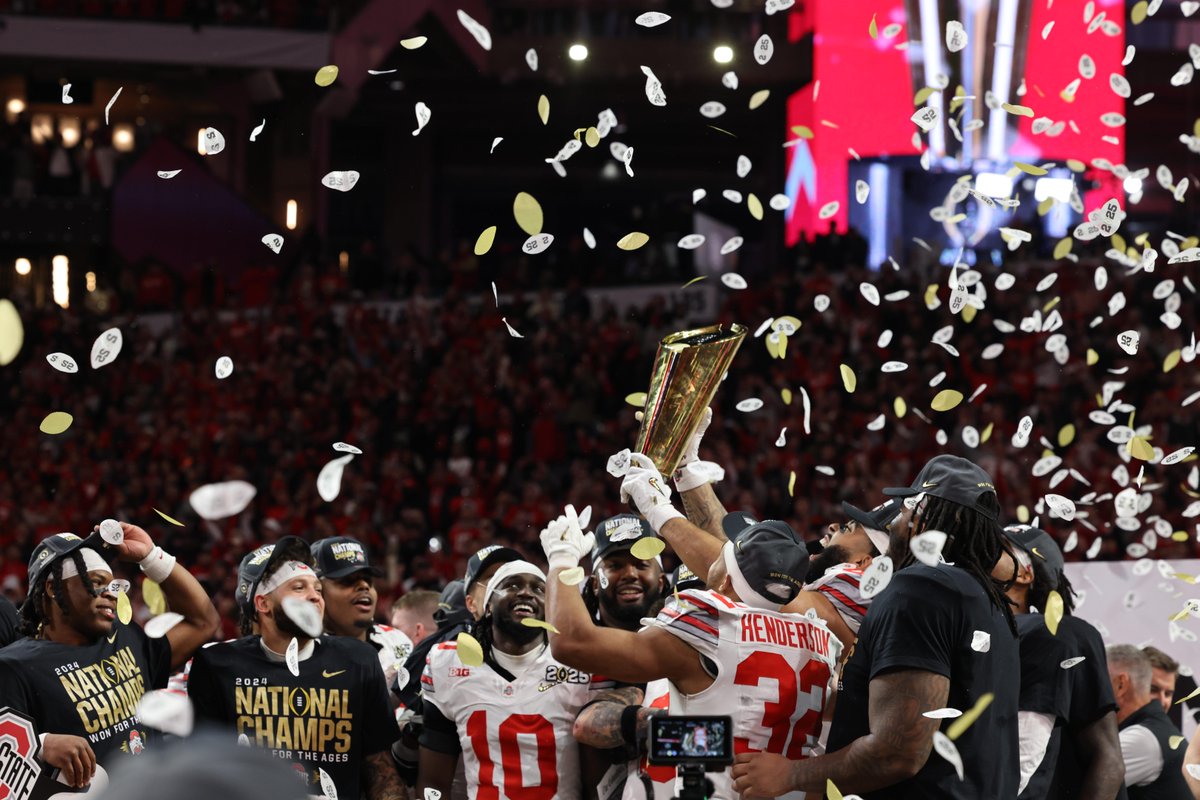 Ohio State (@ohiostate) on Twitter photo What a week we've had! The <a href="/OhioStateDT/">Ohio State Dance Team</a> clinched its second consecutive D1A Jazz Championship, the <a href="/OSU_SpiritSquad/">Ohio State Cheer Team</a> achieved the D1A Gameday Championship and <a href="/OhioStateFB/">Ohio State Football</a> secured its ninth National Championship! This past season, Ohio State teams earned five national team What a week we've had! The <a href="/OhioStateDT/">Ohio State Dance Team</a> clinched its second consecutive D1A Jazz Championship, the <a href="/OSU_SpiritSquad/">Ohio State Cheer Team</a> achieved the D1A Gameday Championship and <a href="/OhioStateFB/">Ohio State Football</a> secured its ninth National Championship! This past season, Ohio State teams earned five national team