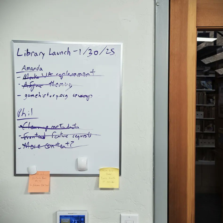 GameHistoryOrg's tweet photo. Good things come to those who wait - the Video Game History Foundation Digital Library launches on January 30th, 2025. (We'll tell you all about it then!) https://t.co/pKHoAS9Qkw