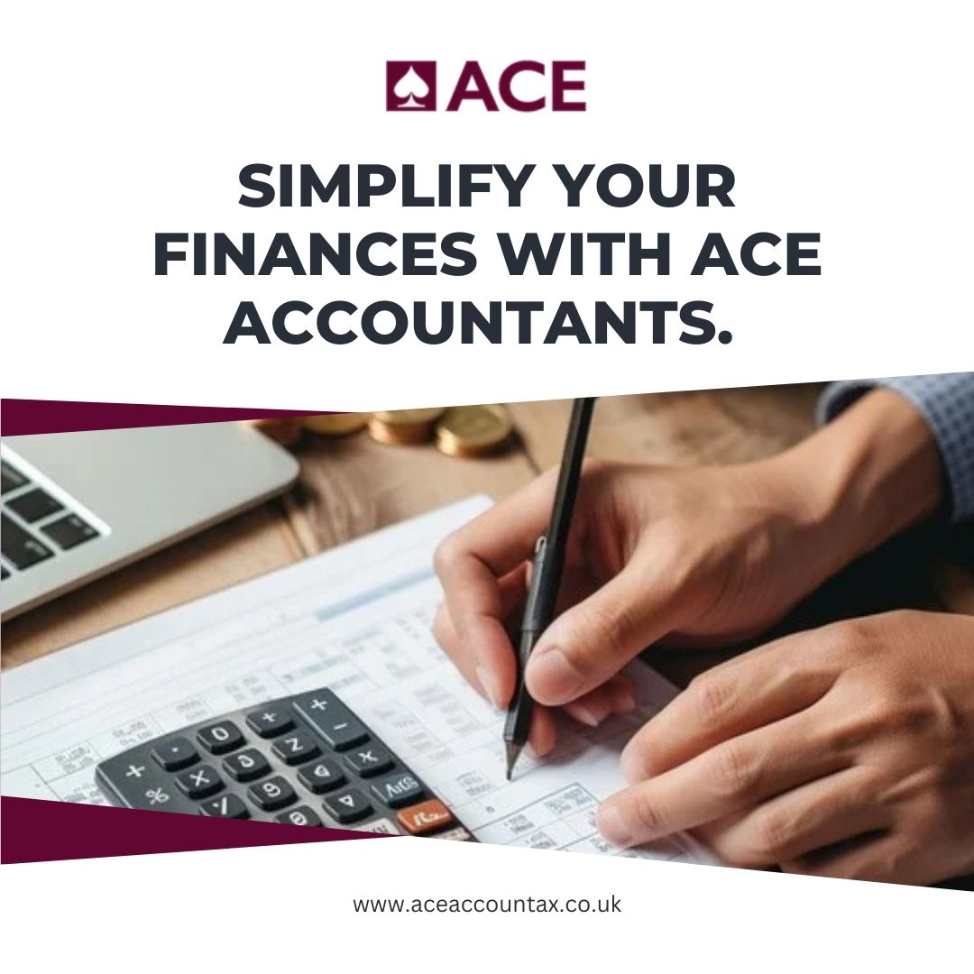 From tax preparation to financial planning, we offer tailored services to meet your business’s unique needs. Let us handle the numbers so you can focus on growth.

👉 Get in touch today: aceaccountax.co.uk

#AceAccountants #BusinessFinance #TaxSolutions #FinancialClarity