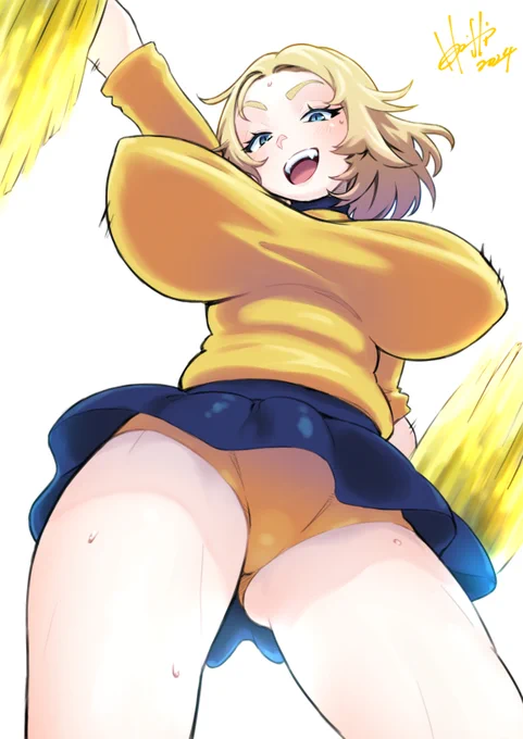 #このタグを見た人は黙ってチアガールを貼る 