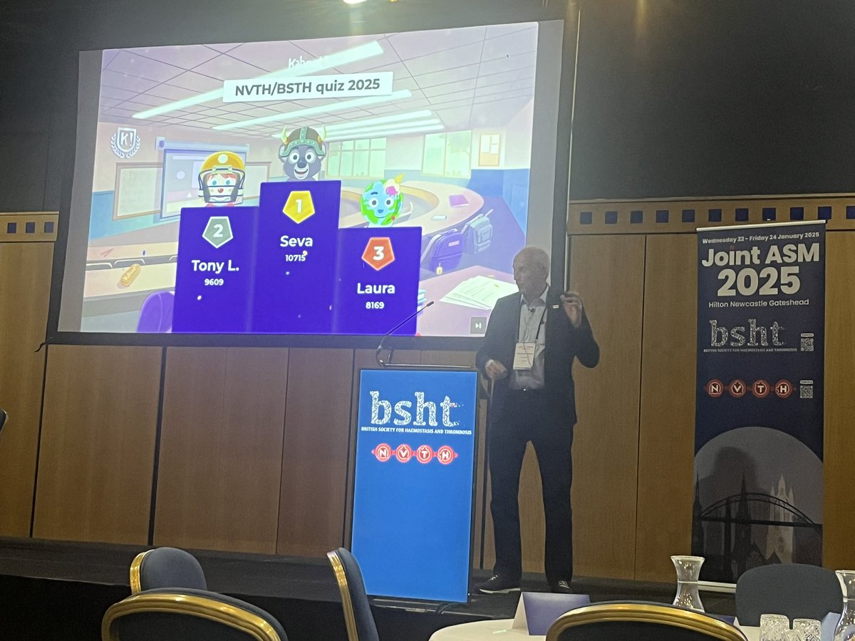 British Society for Haemostasis & Thrombosis (@britsochaemthro) on Twitter photo Something new for <a href="/BritSocHaemThro/">British Society for Haemostasis & Thrombosis</a> annual meeting- a quiz❓ An annual tradition at the #NVTH annual meeting and hosted by Joost Meijers 🇳🇱 The winner was BSHT summer student Seva Gill from <a href="/UniversityLeeds/">University of Leeds</a> 👏 A win for Team GB over the Netherlands!!🇬🇧🥇 Something new for <a href="/BritSocHaemThro/">British Society for Haemostasis & Thrombosis</a> annual meeting- a quiz❓ An annual tradition at the #NVTH annual meeting and hosted by Joost Meijers 🇳🇱 The winner was BSHT summer student Seva Gill from <a href="/UniversityLeeds/">University of Leeds</a> 👏 A win for Team GB over the Netherlands!!🇬🇧🥇