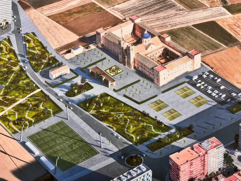GHPatrimonioVLC's tweet photo. Hola @AjuntamentVLC. Esperamos que se trate de un error en la imagen, por falta de detalles, porque el muro de las huertas históricas del Monasterio de San Miguel de los Reyes no aparece por ningún lado. Y está protegido como BIC. @GVAcultura @ptebar1 @HispaniaNostra https://t.co/KY6KIJmjtS