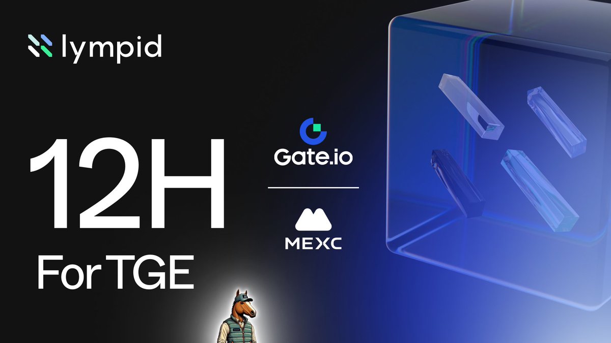 lympid_official's tweet photo. Only 12 hours left until $LYP TGE! ⏳

The moment you've been waiting for is just 12 hours away! 🎉