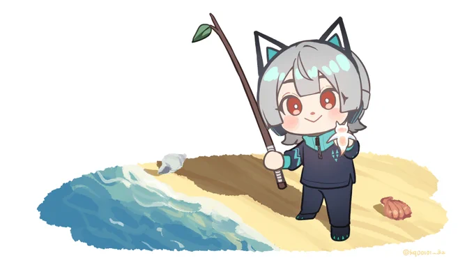 #上弦画 #新月画 