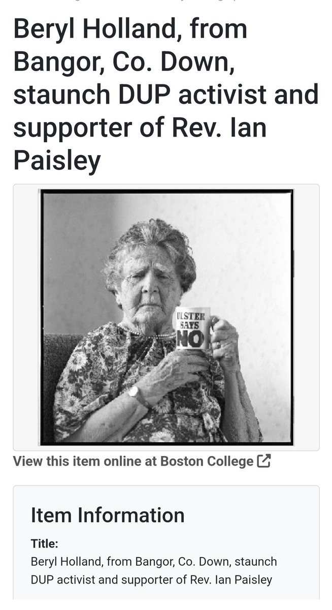 Colette_AFC's tweet image. @duponline @PaulGirvanMP  Remember this woman? Berl Hanna DUP,  Paisley&apos;s no1 fan, this is what she had to say about school integration back in 1962...