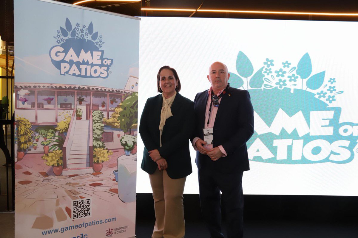 imdeec's tweet photo. 🎮 Hoy hemos presentado en FITUR el primer videojuego basado íntegramente en los Patios de Córdoba. Se trata de 'Game of patios', diseñado por la asociación Córdoba Digital Lab con la financiación del #IMDEEC. https://t.co/7I1lZ7A5Vr