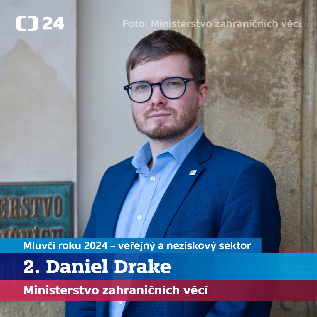 NewsroomCT24's tweet photo. Tvoří mediální obraz institucí, mluví s novináři. Ocenění Mluvčí roku 2024 má své vítěze.

🔵 V kategorii veřejný a neziskový sektor se umístili:
1. Jakub Ghanem, Městská policie Brno
2. Daniel Drake, Ministerstvo zahraničních věcí
3. Prokop Voleník, ZZS Ústeckého kraje https://t.co/UZ8Am0aOMC