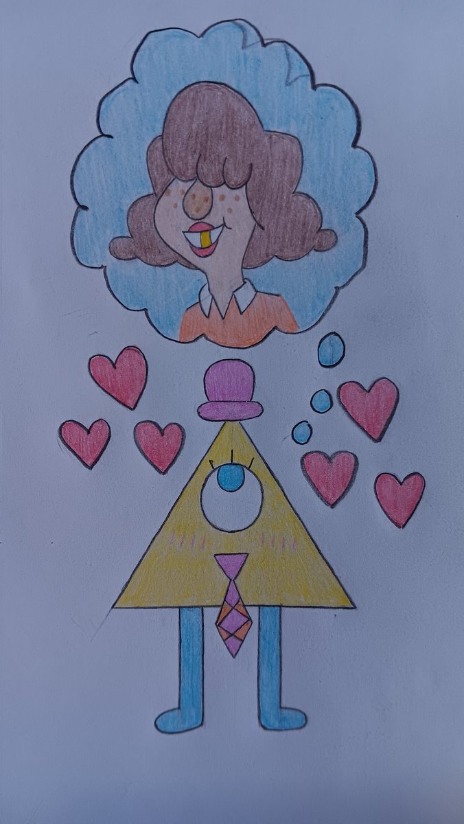 HillaryCru29520's tweet photo. Pyramid Steve dreaming about Emma :3 #gravityfall #Gravityfallsfanart #emmasteve #PyramidSteve #emmamaydixon #emmamay https://t.co/h2E7mQJolX