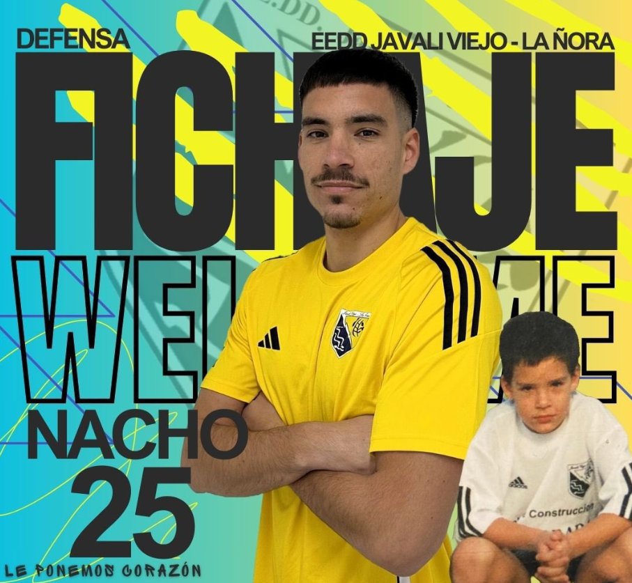 Nacional10x's tweet photo. 2ºAutonómica
Nacho Nicolás regresa a los orígenes y se compromete con EDD Javalí-Ñora. El central es un fichaje de relumbrón con sobria experiencia en clubes como Alcantarilla FC, CD Bala Azul o Mazarrón FC en 3º RFEF https://t.co/uh25J2rk2a