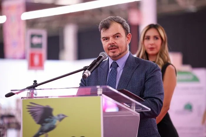 canaive's tweet image. José Pablo Maauad, Presidente de CANAIVE afirmó en
@Intermoda “Plan México es una convocatoria a construir visión y metas compartidas y a trabajar todos unidos para alcanzarlas”.
@soycindyblanco @VeroDelgadilloG
#PlanMéxico #CANAIVE #IndustriaConfeccion #IndustriaModa