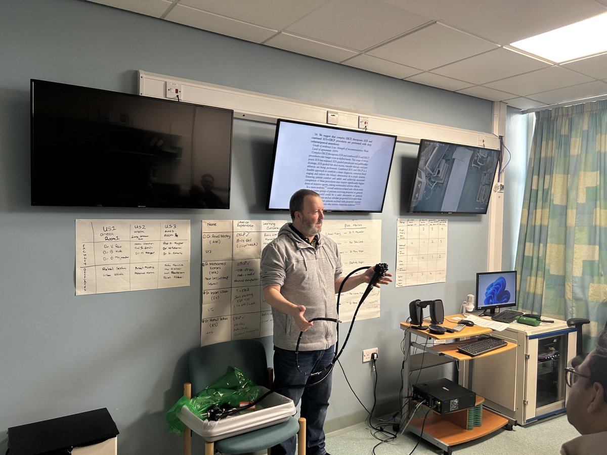 MitraVikramjit's tweet photo. First Basic Skills EUS course at North Tees Hospital. Lots of shared learning from faculties across the UK. https://t.co/P6NlnGk7Dr