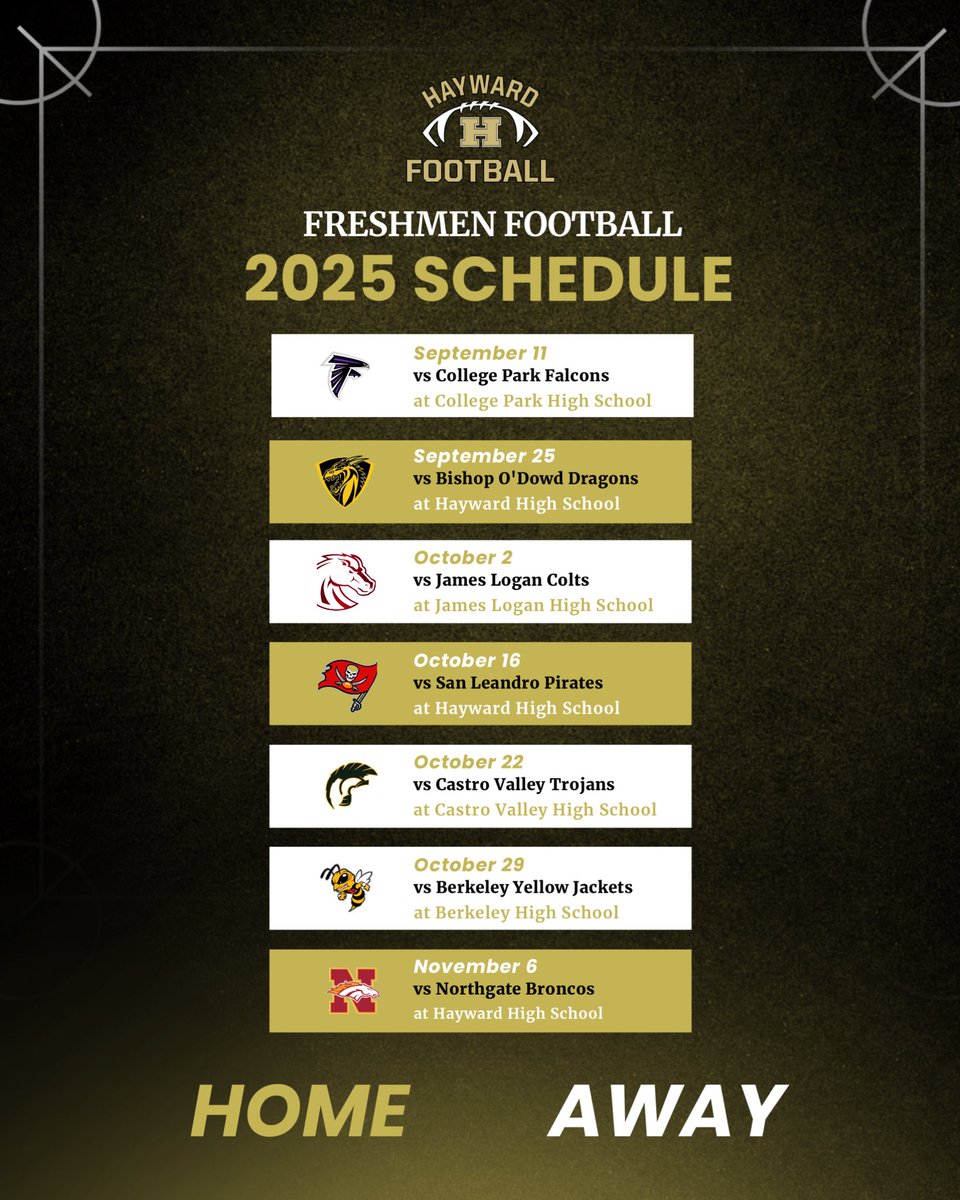 Freshmen Football 2025 Schedule 🤘

#madeinhayward #fightingfarmers #letsfarm