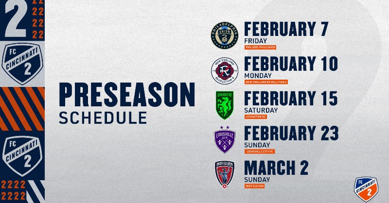 FCCincinnati2's tweet photo. Preseason has arrived. 💪