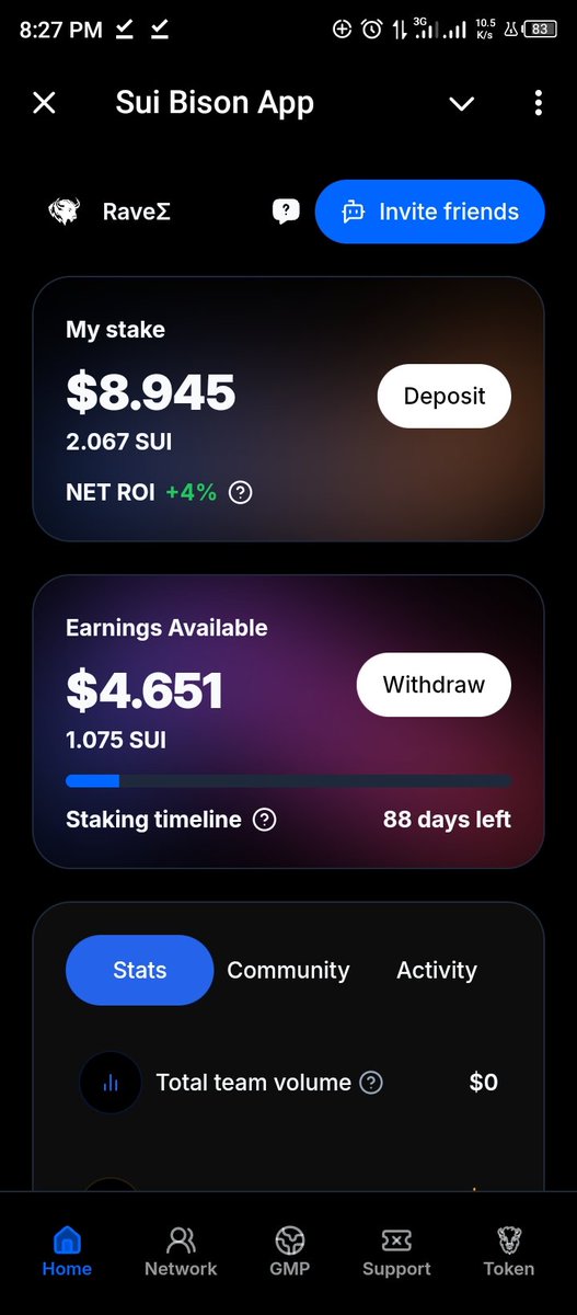 Little wins
Hope you are not fading <a href="/sui/">𝚜𝚞𝚒</a> @suibison Smart contract. Start here👇
t.me/sui_bison_bot?…

Join, deposit mini 1 sui, get suibison, get daily ROI. This is a Smart contract don't miss
 More info here👇
t.me/Higher_income/…

zhang hao Bayern Felix Selena Gomez NYSC