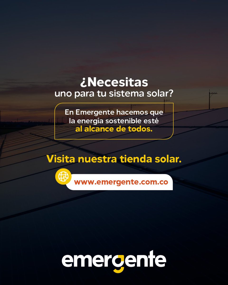 Los inversores son el secreto para transformar la luz del sol en electricidad que hace tu vida más fácil. ¿Quieres saber más y descubrir cuál es perfecto para ti?
Conoce nuestra tienda solar ingresando en el link que está en el primer comentario.

#EnergíaSostenible #EnergíaSola