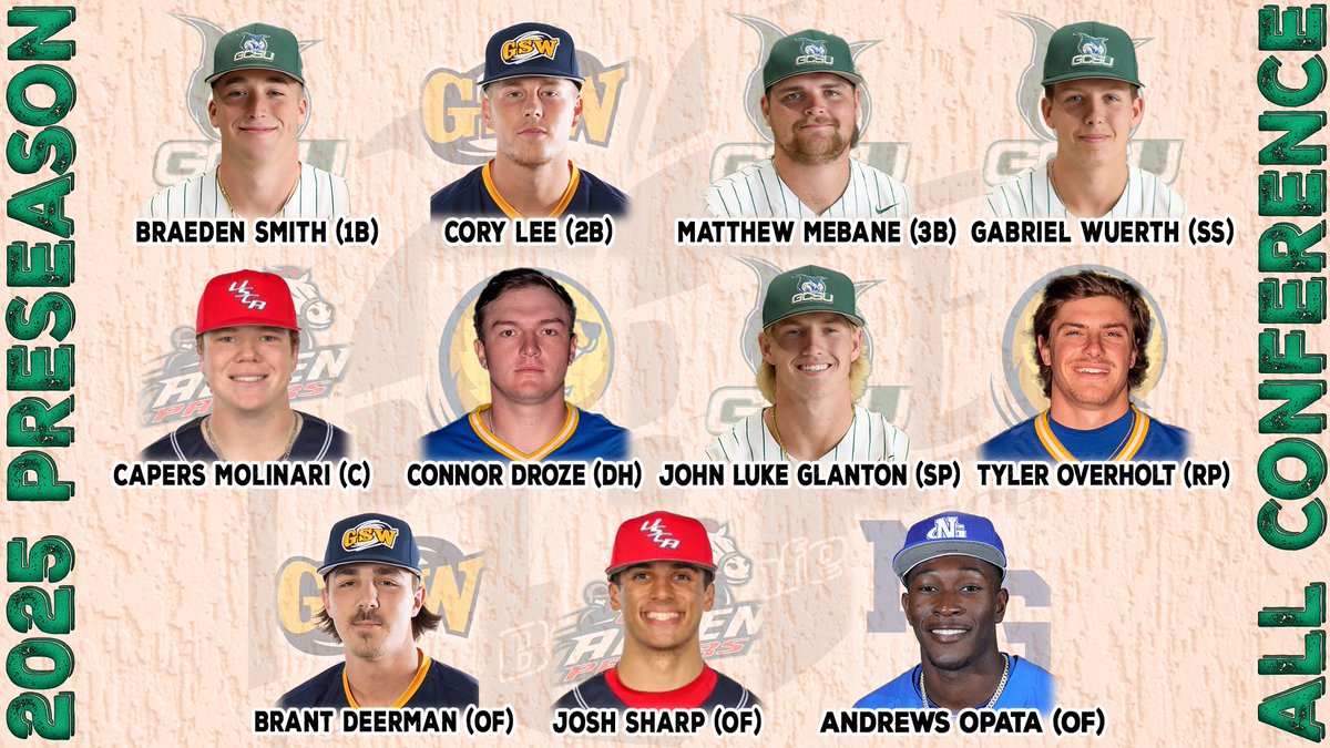 PeachBelt's tweet photo. 2025 PBC Baseball Preseason All Conference Team ⚾

#PBCDOMINANT https://t.co/YZhBWcrdmt