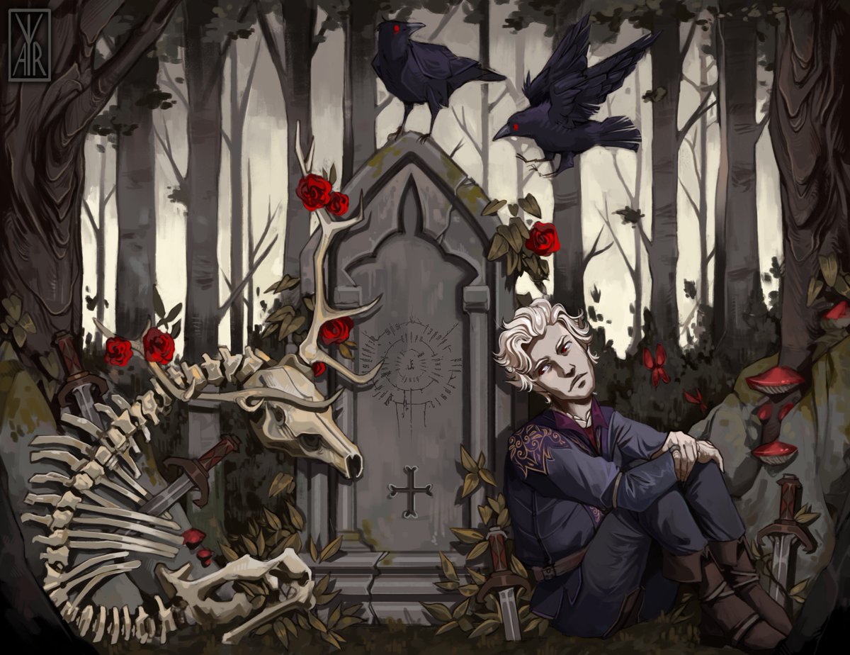 Fanart of our beloved vampire :)

#astarion #BG3 #BaldursGate3 #fanart #larianstudios