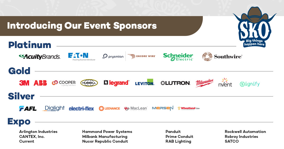 We're looking forward to our first Sales Kickoff (SKO) event next week, and it wouldn't be possible without our Platinum, Gold, Silver and Expo Sponsors. Thank you for your partnership and support!

#ForTheUnstoppable #BorderStatesSKO