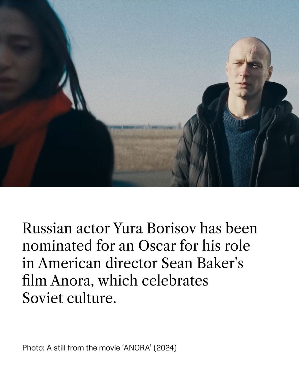 United24media's tweet photo. Russian actor and Putin supporter Yura Borisov, known for his Kremlin-backed propaganda roles and illegal visits to occupied Crimea, is now an Oscar nominee. https://t.co/wZwuR5xgwx